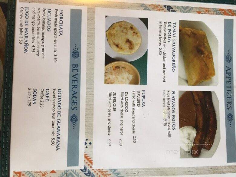 Tu Casa Salvadorena Restaurant - Portland, ME menu_pic