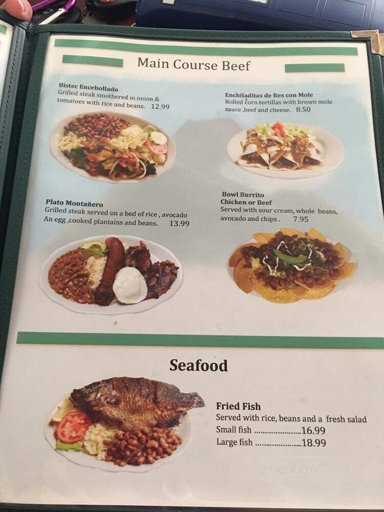 Tu Casa Salvadorena Restaurant - Portland, ME menu_pic