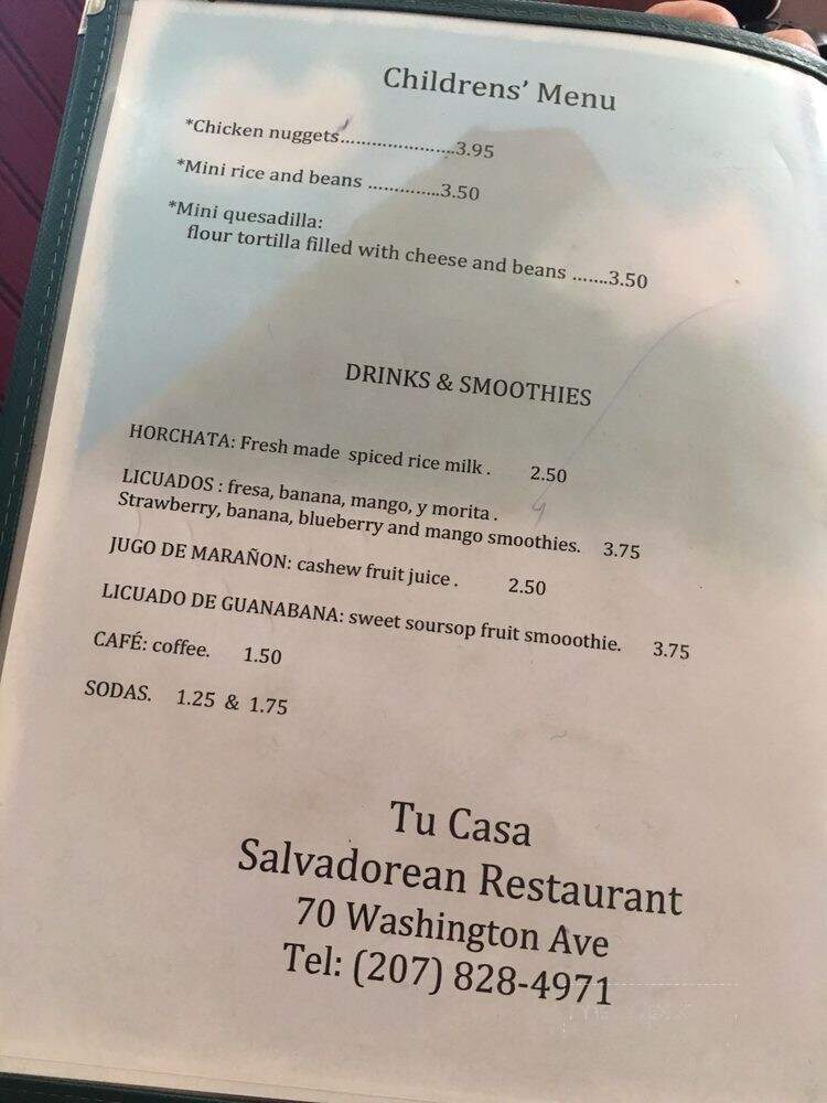 Tu Casa Salvadorena Restaurant - Portland, ME