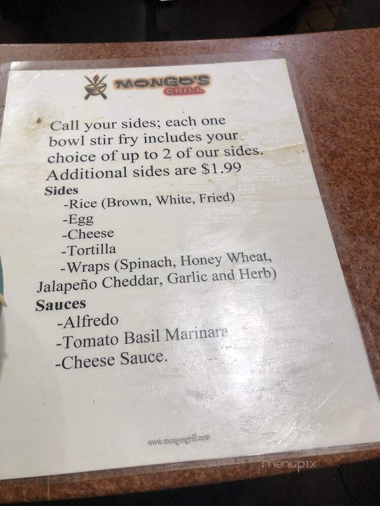 Mongo's Grill - Saint Cloud, MN menu_pic