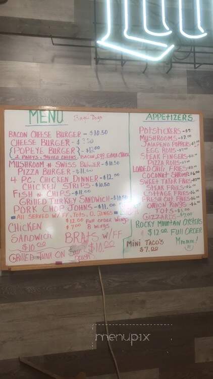 Rock Creek Lodge - Clinton, MT menu_pic