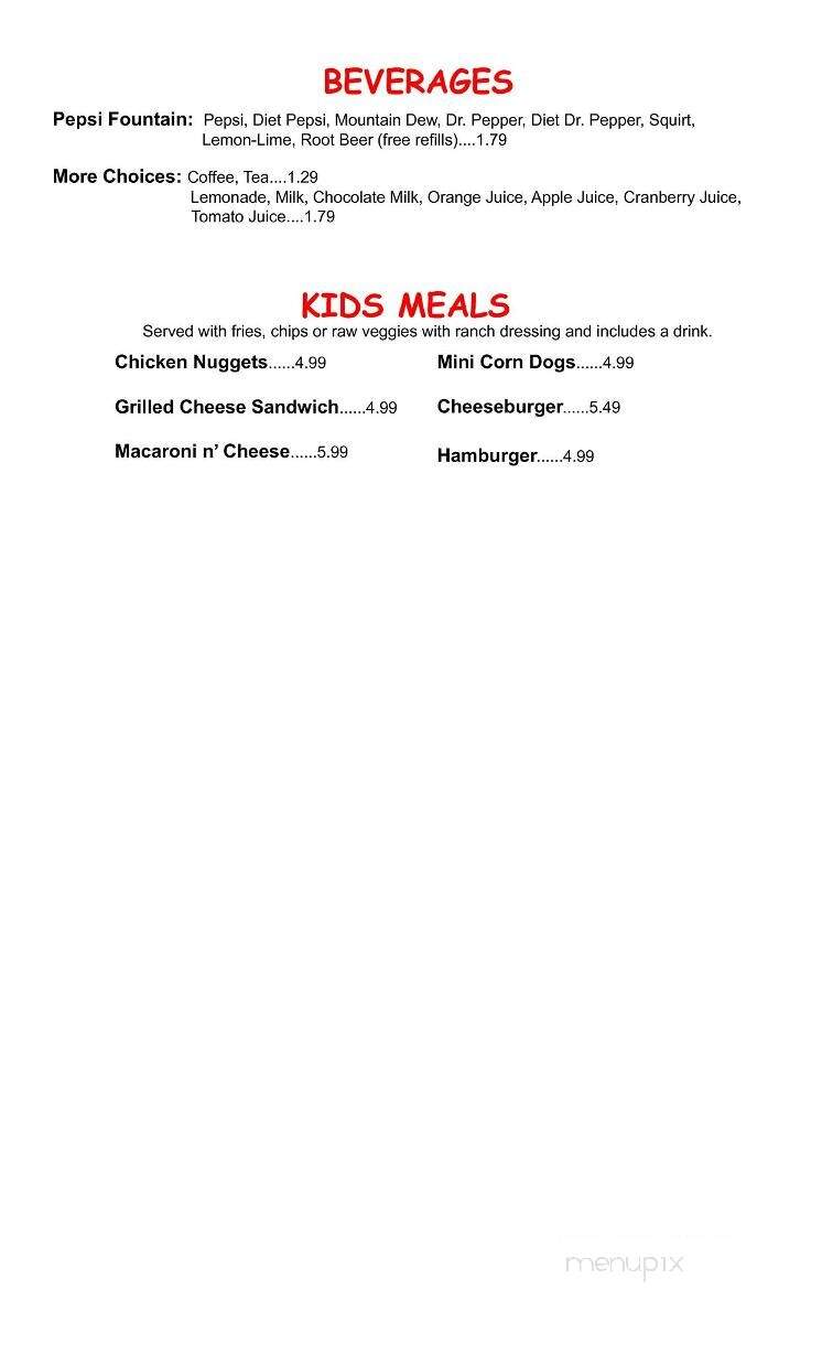 Jake's Bar & Grill - Blair, NE menu_pic