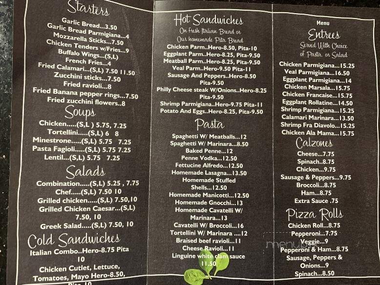 Mamma Angela's - Hopewell Junction, NY menu_pic