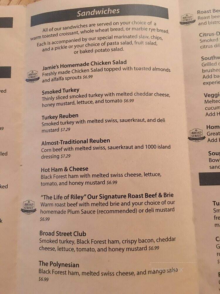 Broad St Deli & Market - Dunn, NC menu_pic