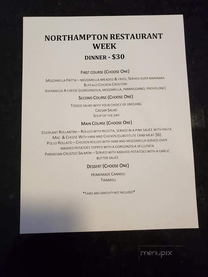 Assante Ristorante Italiano - Northampton, PA menu_pic