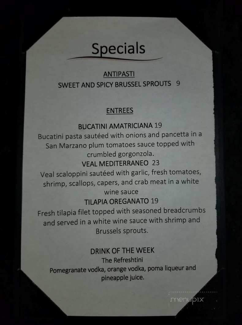 Assante Ristorante Italiano - Northampton, PA menu_pic