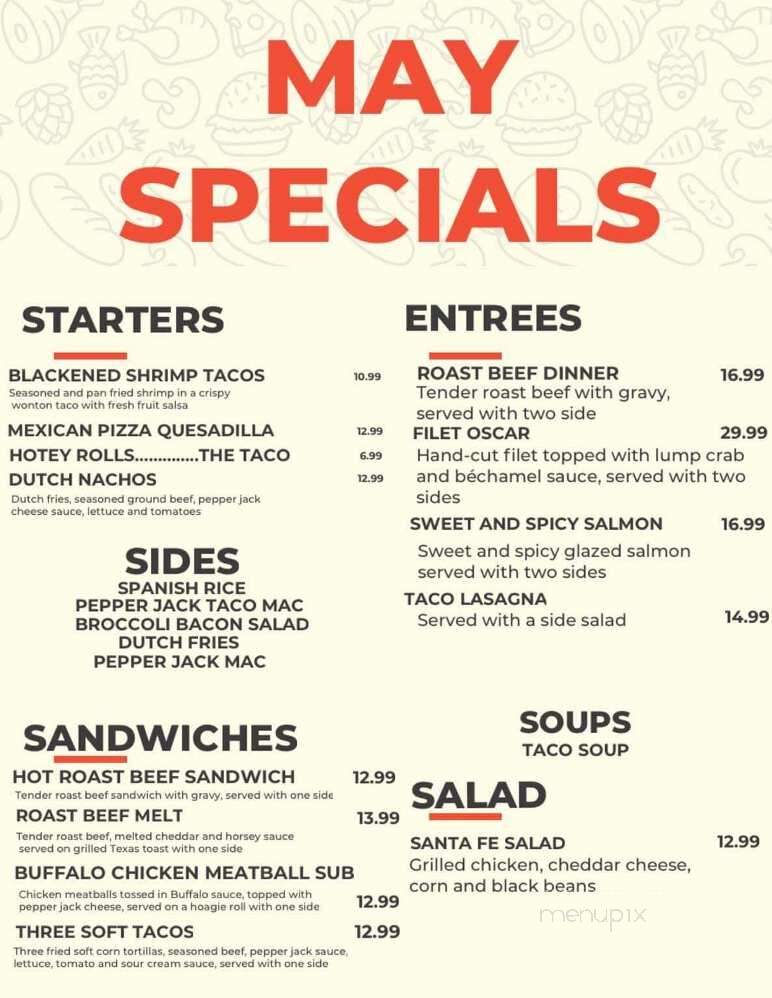 Kempton Hotel - Kempton, PA menu_pic