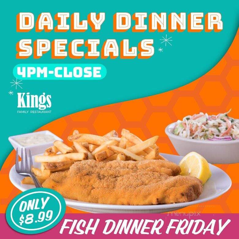 Kings Family Restaurants - Kittanning, PA menu_pic