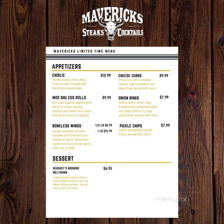 Maverick's Steak & Cocktails - Aberdeen, SD