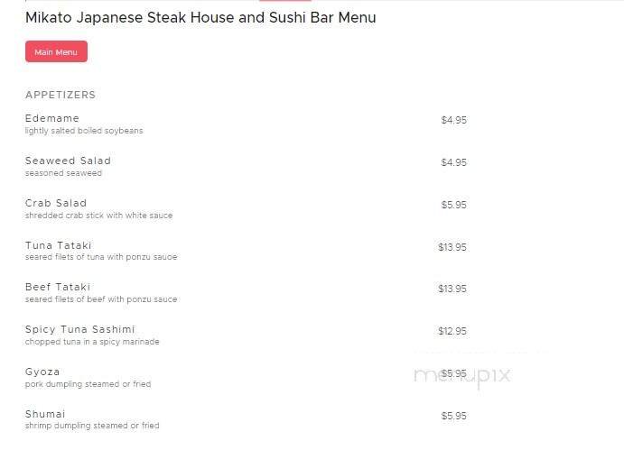 Mikato Japanese Steak House - Gulf Shores, AL