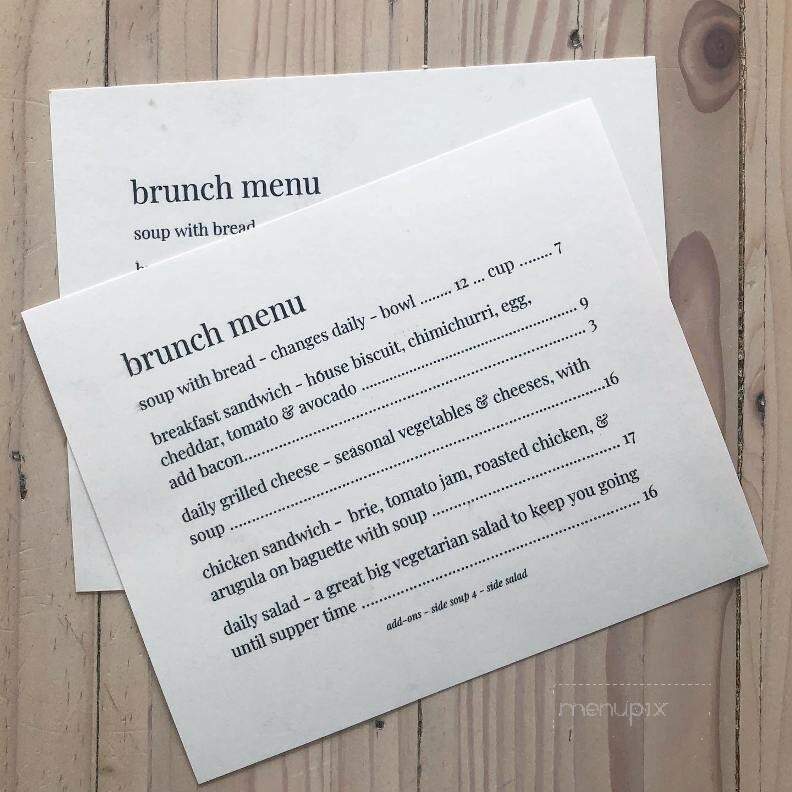 Ruth & Dean - Victoria, BC menu_pic
