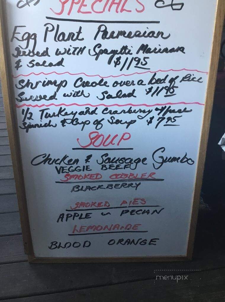 Doc's 321 Cafe - Cosby, TN menu_pic