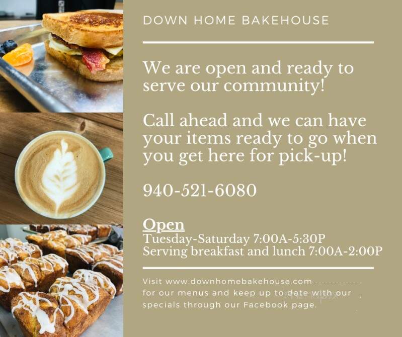 Down Home Bakehouse - Graham, TX