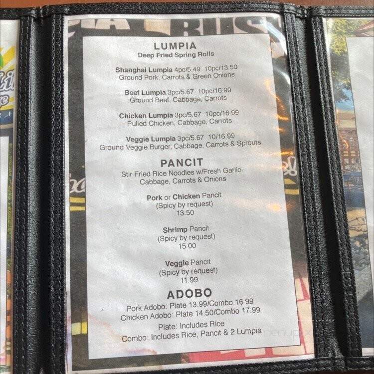That's What I Like! Island Grill - Bellingham, WA menu_pic