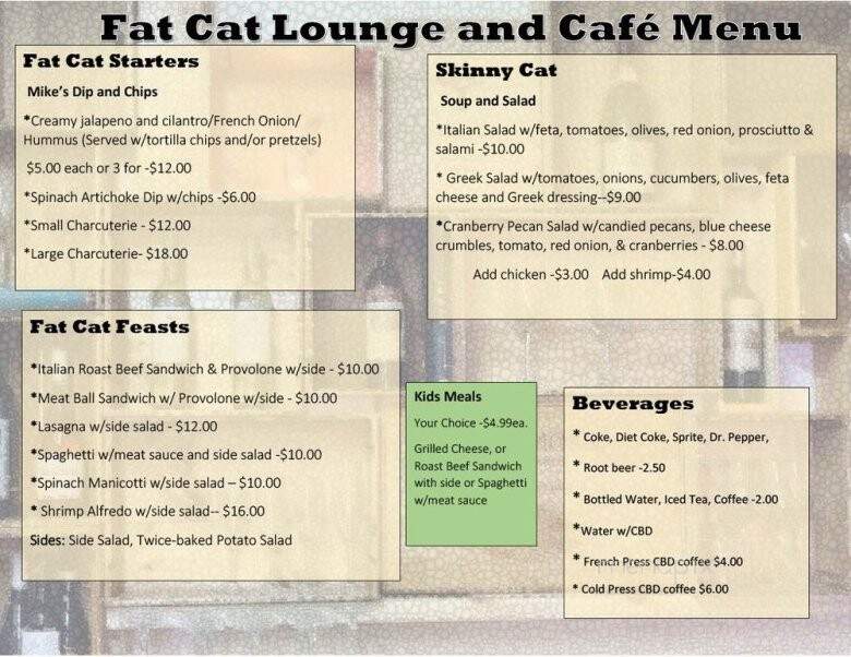 Fat Cat Lounge and Cafe - Smithville, TX