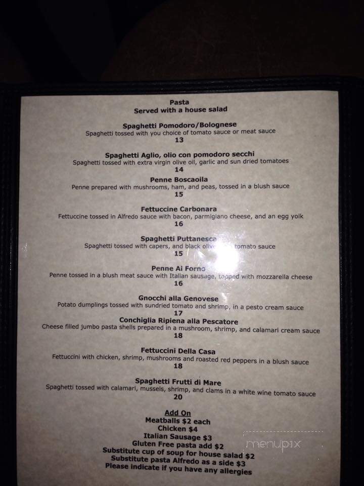 Casa Mia Ristorante - Lakeshore, ON menu_pic