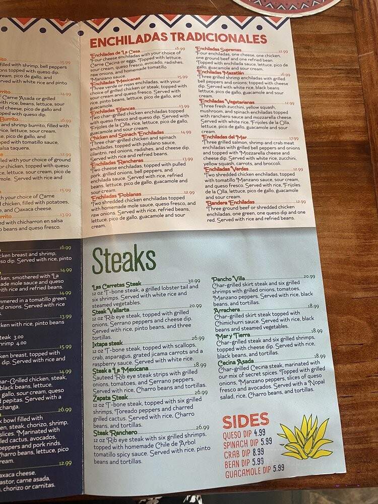 Las Carretas Mexican Restaurant - Winter Park, FL menu_pic
