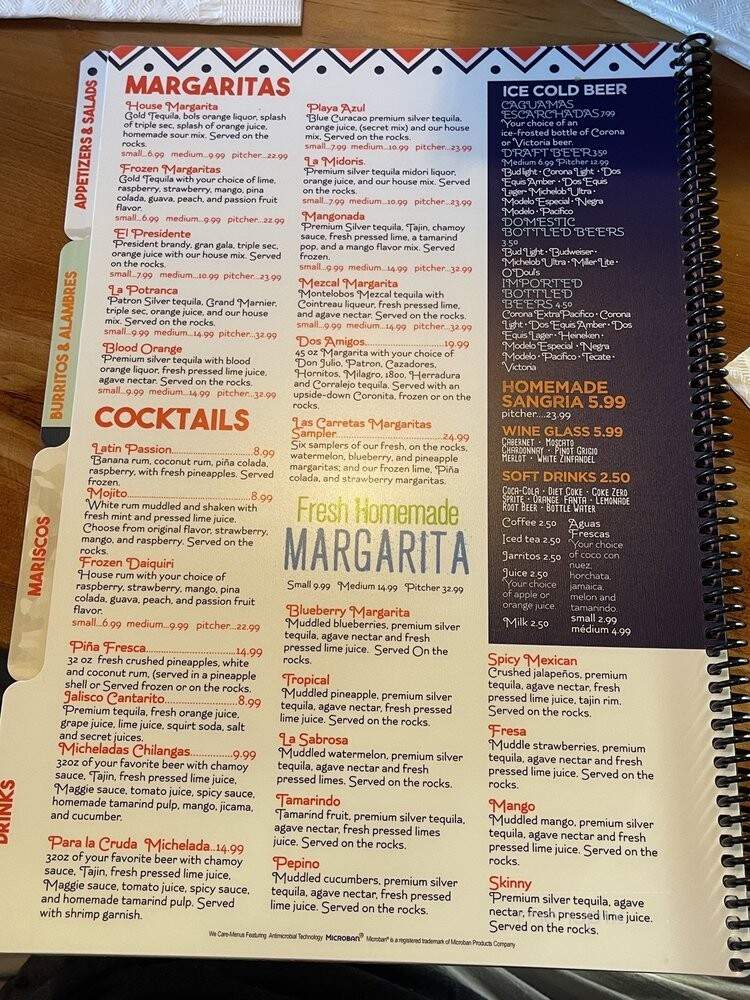 Las Carretas Mexican Restaurant - Winter Park, FL menu_pic
