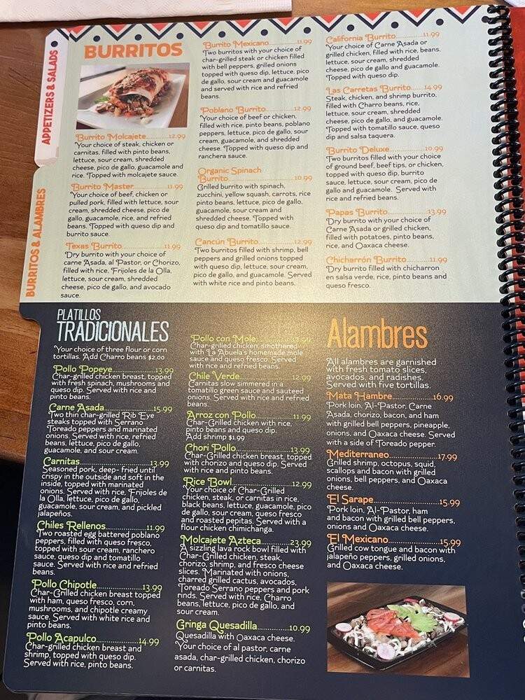 Las Carretas Mexican Restaurant - Winter Park, FL menu_pic