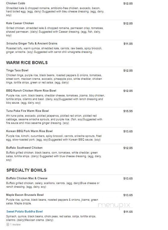 CoreLife Eatery - Watertown, NY menu_pic
