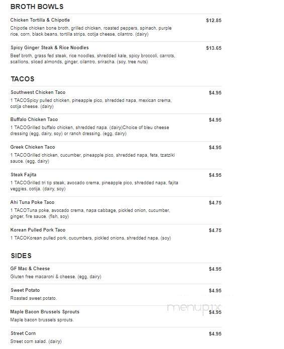 CoreLife Eatery - Watertown, NY menu_pic