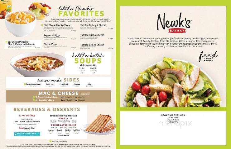 Newk's Eatery - Cullman, AL menu_pic