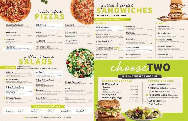 Newk's Eatery - Cullman, AL menu_pic