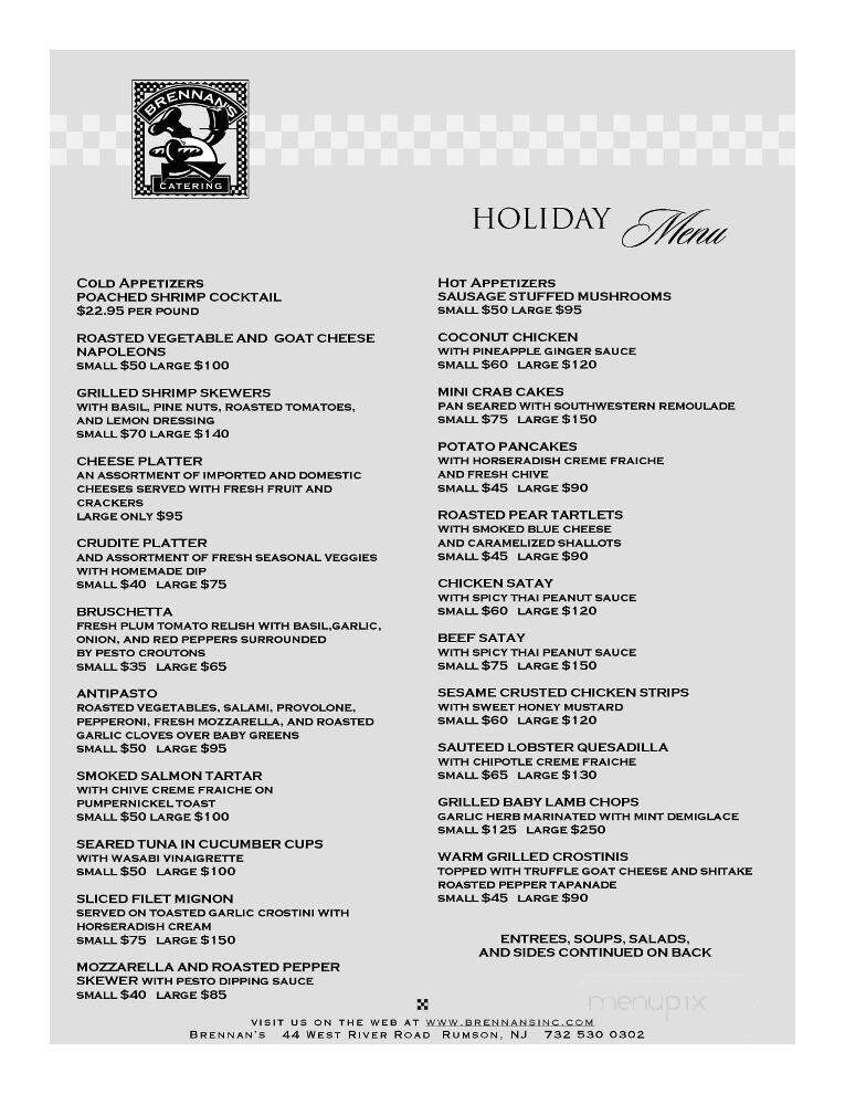 Brennan's Delicatessen - Middletown, NJ menu_pic