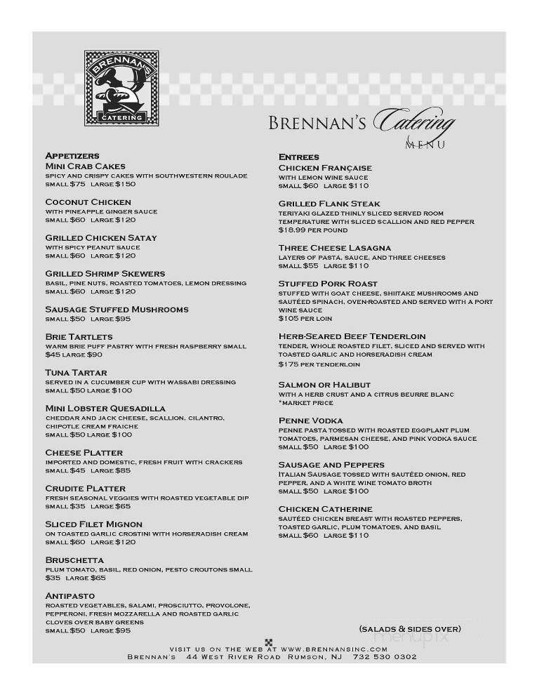 Brennan's Delicatessen - Middletown, NJ menu_pic