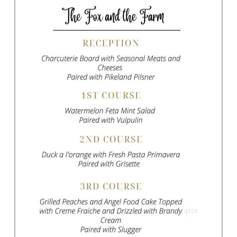 Meredith Inn - Kittanning, PA menu_pic