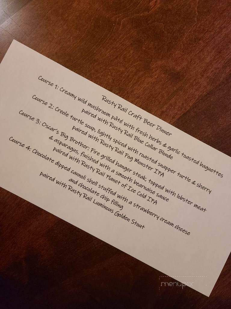 Meredith Inn - Kittanning, PA menu_pic