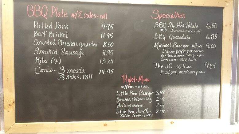 JC'S Bar-B-Q - Van Buren, AR menu_pic