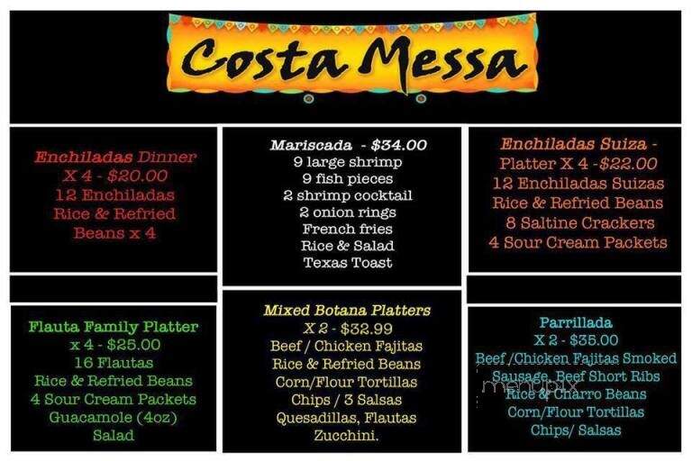 Costa Mesa Restaurant - McAllen, TX