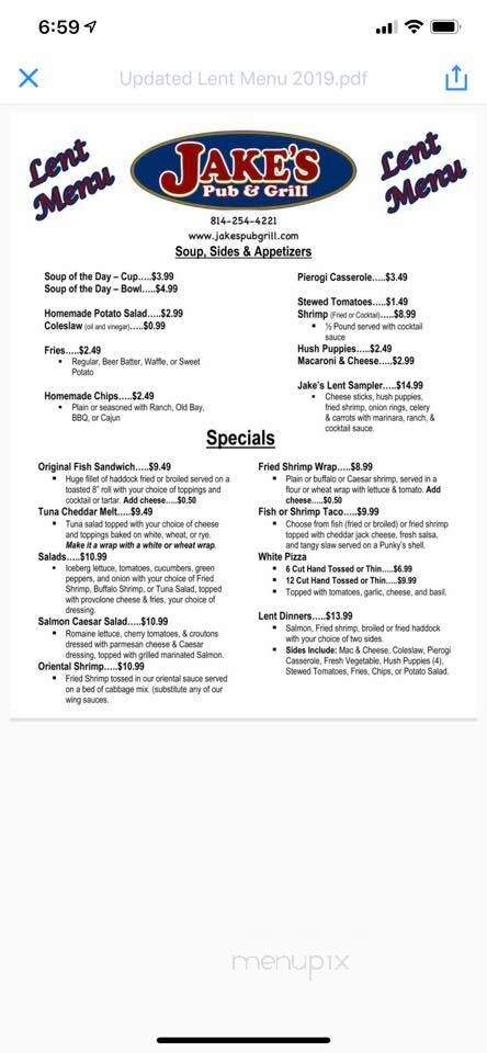 Jake's Pub and Grill - Johnstown, PA