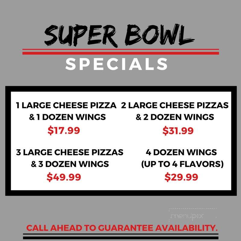 Brothers Pizzeria - Newport, PA menu_pic