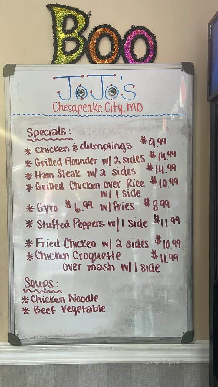Jojo's Diner - Chesapeake City, MD