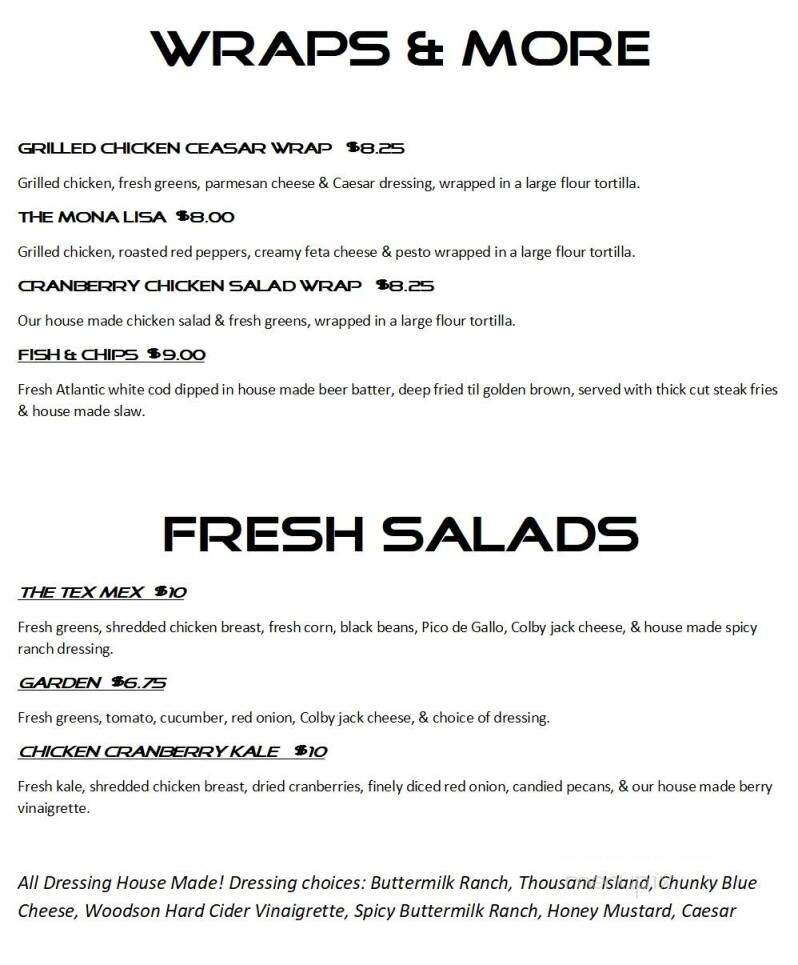 The Damascus Brewery - Damascus, VA menu_pic