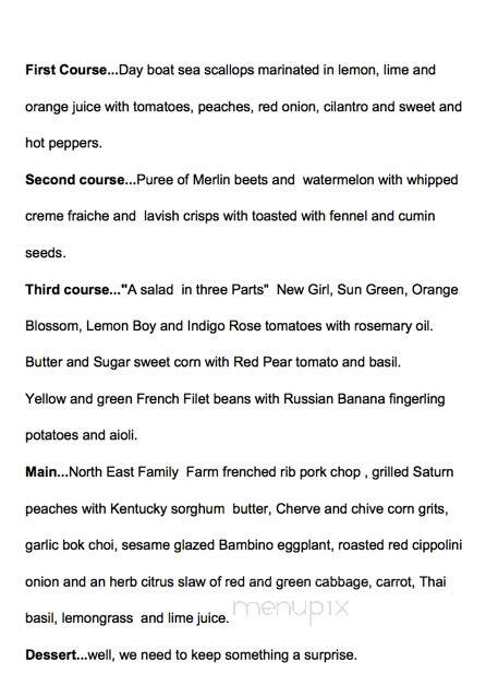 Just Right Farm - Plympton, MA menu_pic