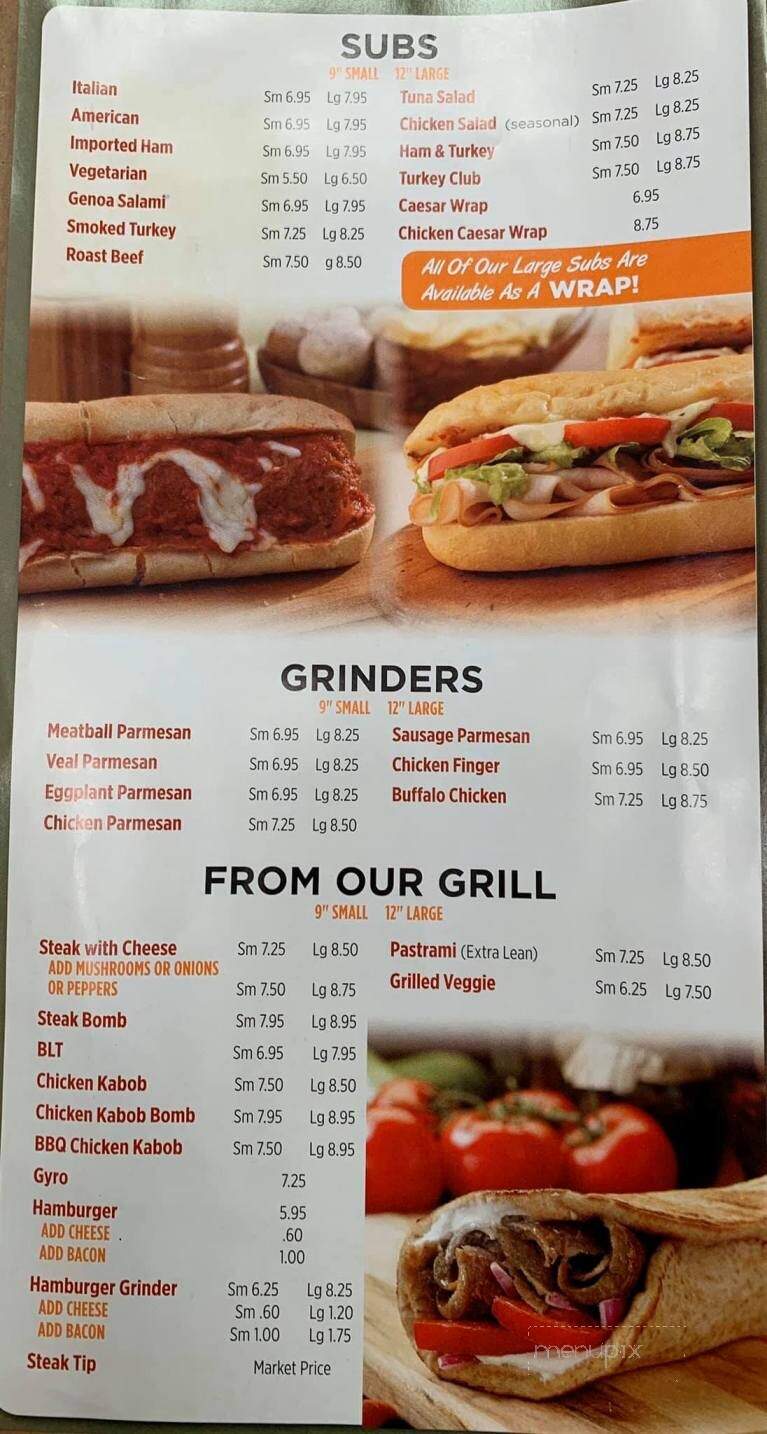 Pizza Spinners - Lee, NH menu_pic