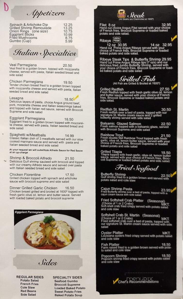 DiMartino's Famous New Orleans Muffulettas - Covington, LA menu_pic