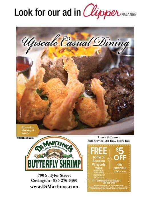 DiMartino's Famous New Orleans Muffulettas - Covington, LA menu_pic