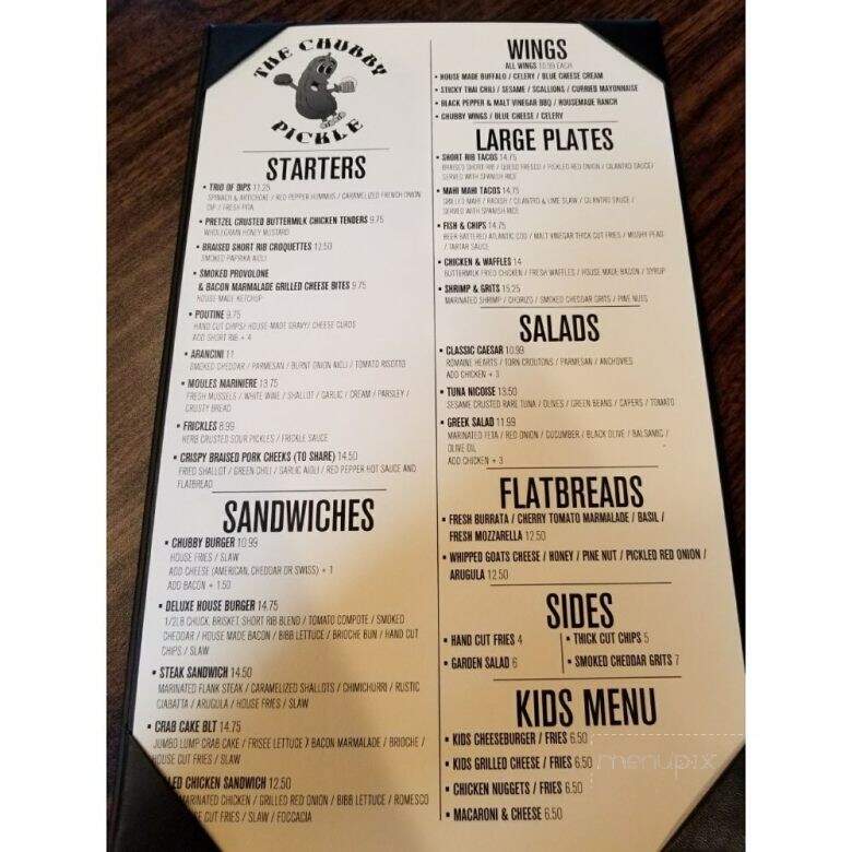 The Chubby Pickle - Highlands, NJ menu_pic