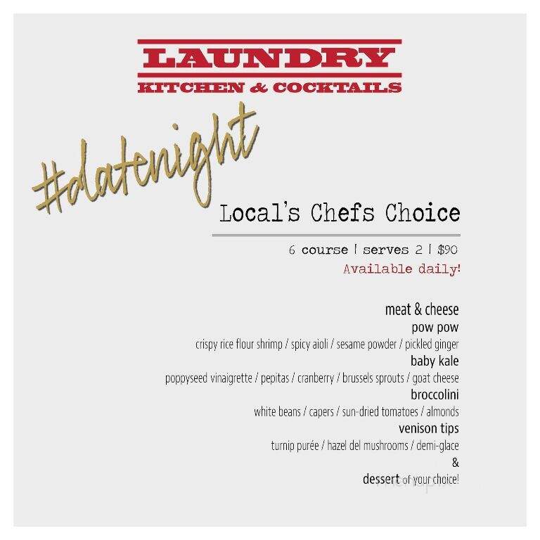 The Laundry - Steamboat Springs, CO menu_pic