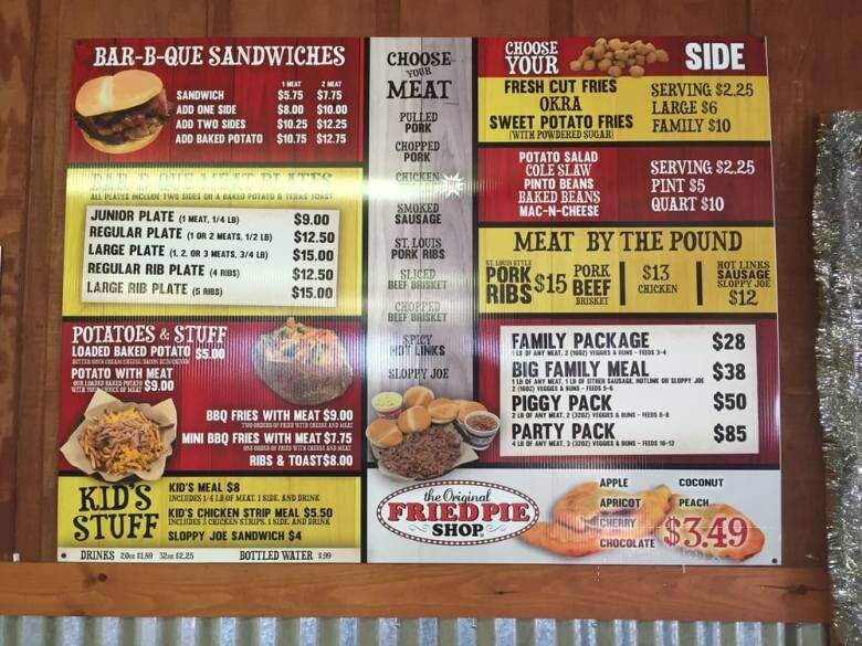 Big Jakes BBQ - Ashdown, AR menu_pic