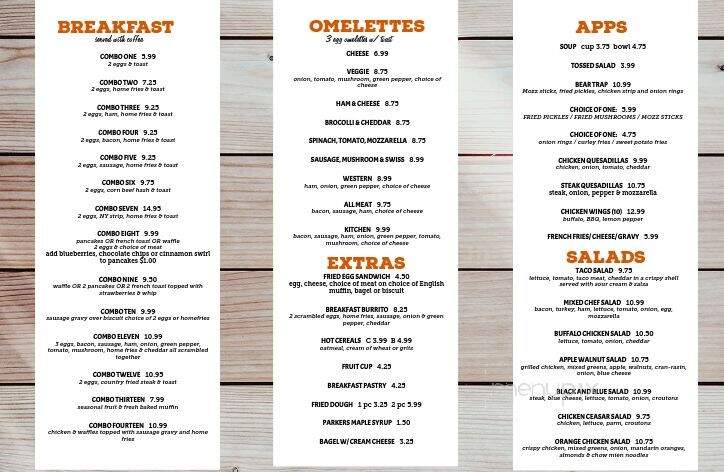 Hungry Bear - Plattsburgh, NY menu_pic