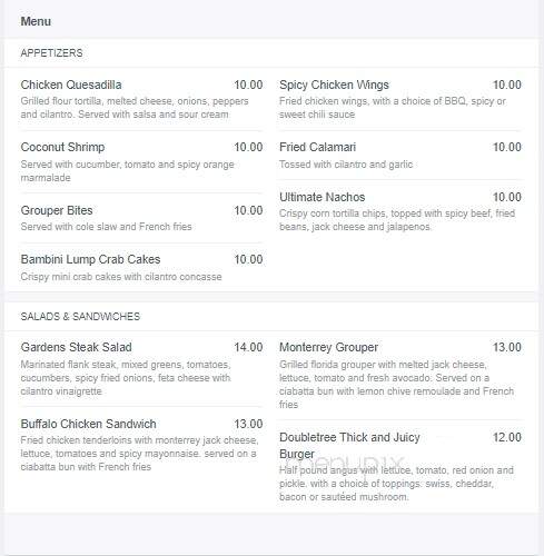 Fusion Lounge - Palm Beach Gardens, FL menu_pic