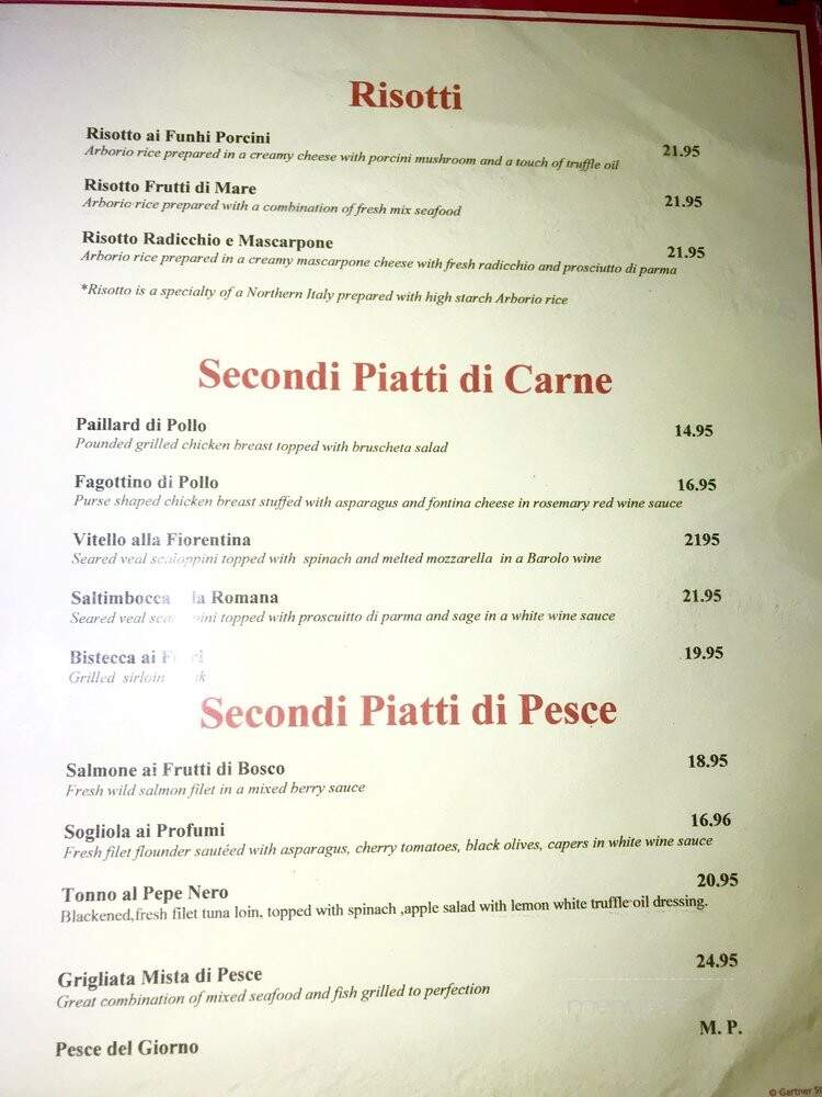 Osteria Vecchio Piemonte - Miami, FL menu_pic