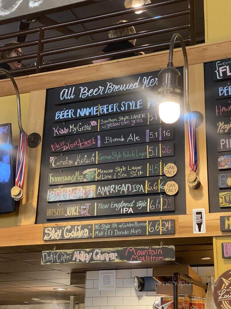 Lost Province Brewing Co - Boone, NC menu_pic