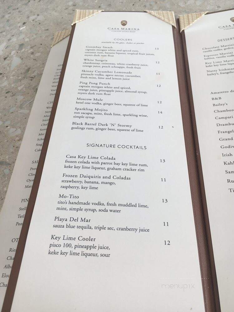 Sun Sun - Key West, FL menu_pic