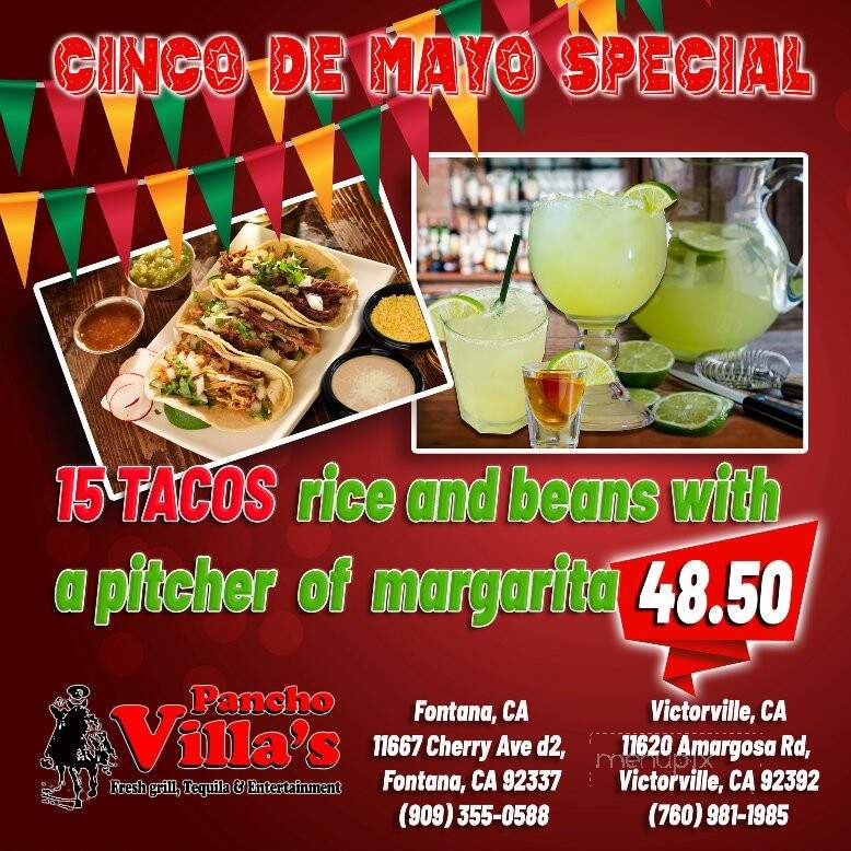 Pancho Villa's Mexican Grill and Entertainment - Victorville, CA